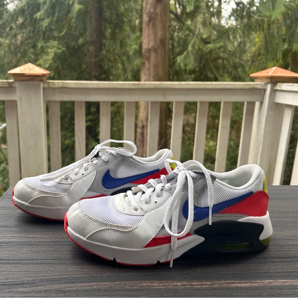 Nike Air White and Red Sneakers